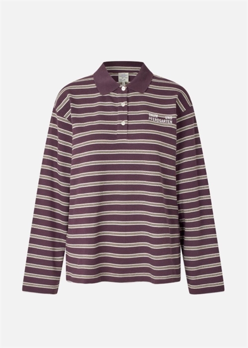 BAUM UND PFERDGARTEN JEANNE PLUM POLO STRIPE